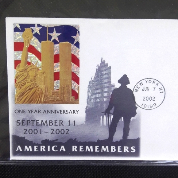 World Trade Center First Day Cover Commemorating The One Year Ann. of 9/11/2001 - Picture 2 of 5